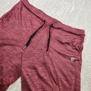 Born Primitive Joggers Men Large Recovery Rest Day Pants Athleisure Training Red